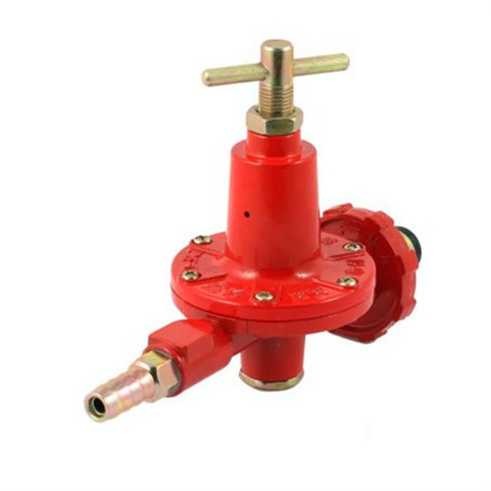 1 Pc Repair Part 1 Inlet 1 Outlet Liquefied LGP Gas Pressure Regulator Valve Red