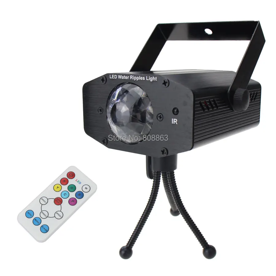 ESHINY Mini RGBW LED 7 Colors IR Watermark atmosphere lights Club Bar Coffee Shop Dance Disco Party Xmas DJ Stage Light N85R3