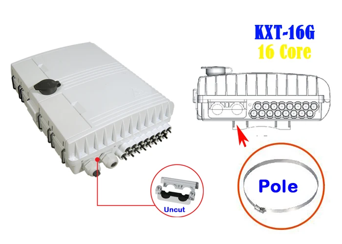 

KEXINT 16 core Termination Box FTTH Fiber Optic Distribution Box High Quality Fiber Optic Terminal Box /