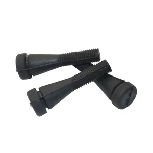 50 Pcs 60 Mm Unggas Karet Rod Pigeon Puyuh Panjang Karet Memetik Jari Penghapusan Mesin Lem Tongkat Plucker 10 jari pemetik ayam karet penjualan terbaik - №