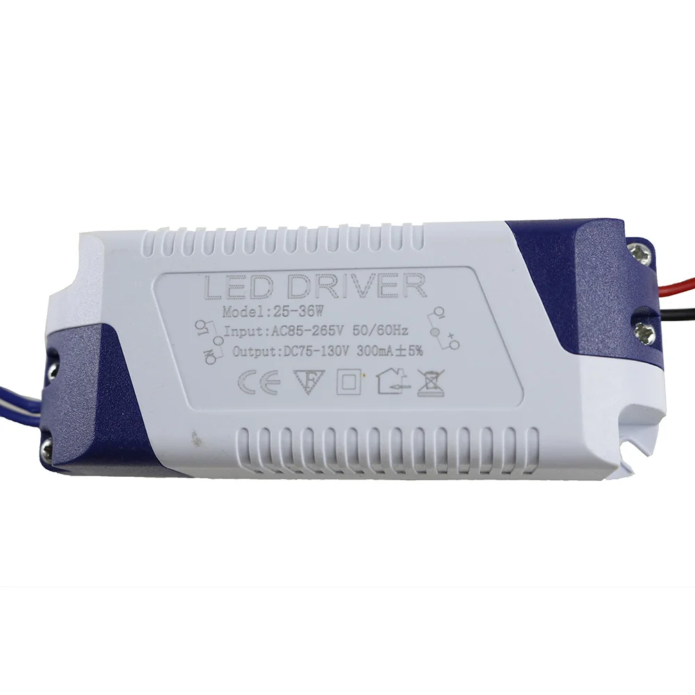 (25-36)x1W LED External Driver 300mA DC 75V ~ 130V Led Driver 25W 27W 30W 31W 35W 36W Power Supply AC 110V 220V for LED lights