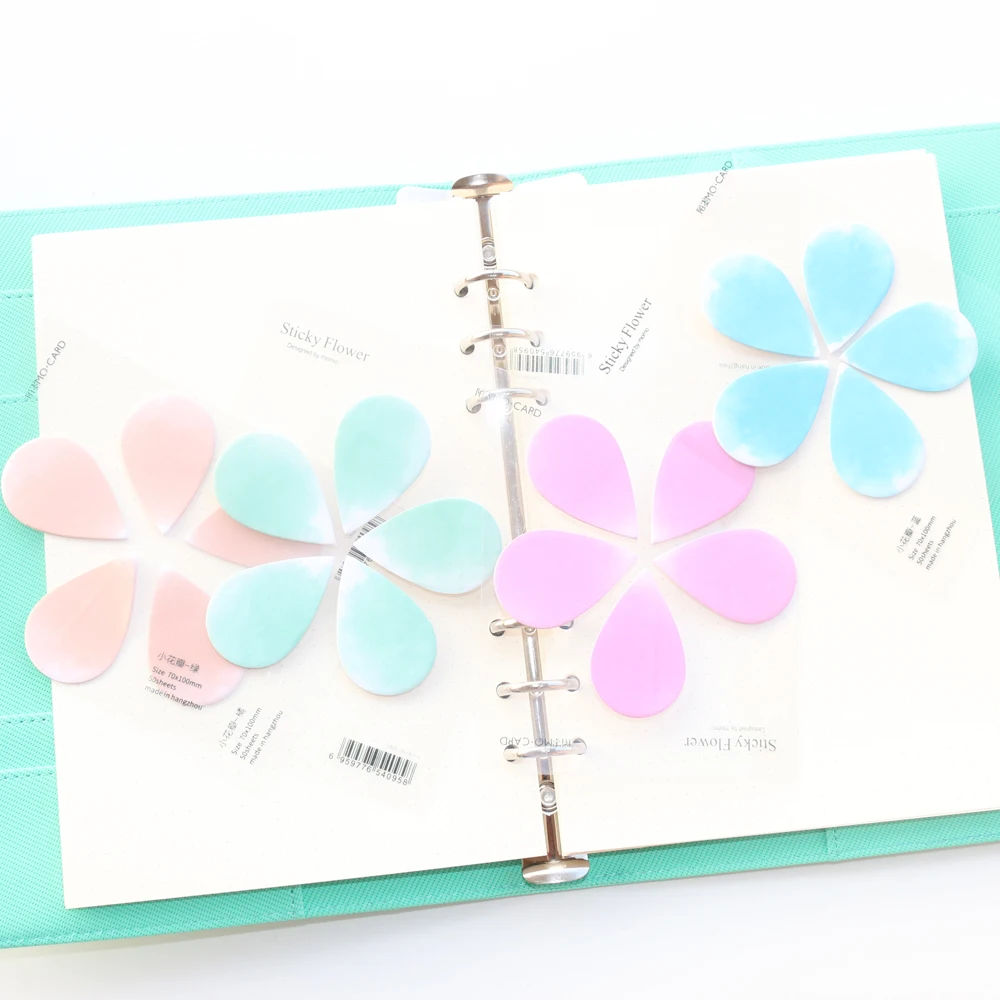 Candy creative decorative flower stickers pad for personal diary weekly planner  notebooks,cute student sticker stationery,50pcs