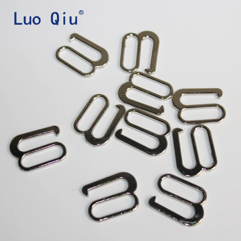 Luo Qiu (200 pcs/lot) sliver 9 car mats buckle 20mm Metal zinc alloy shoe button bra underwear buckle Brassiere clasp belt buck