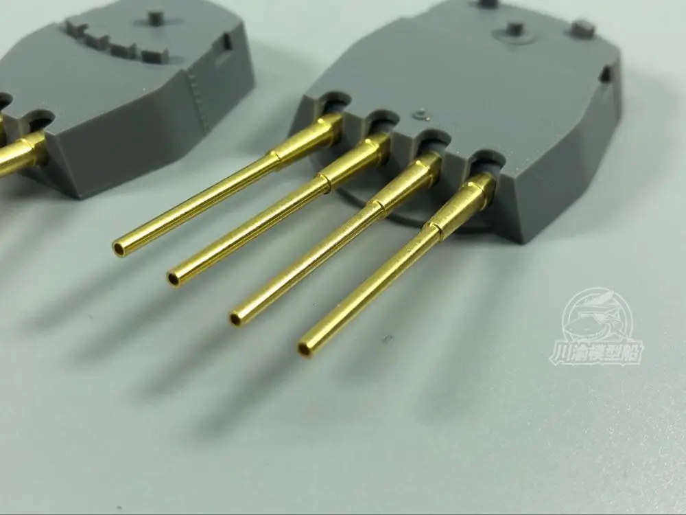 1/350 Scale 365mm 133mm Brass Barrels for Tamiya 78010 78011 Prince of Wales/King George V Model