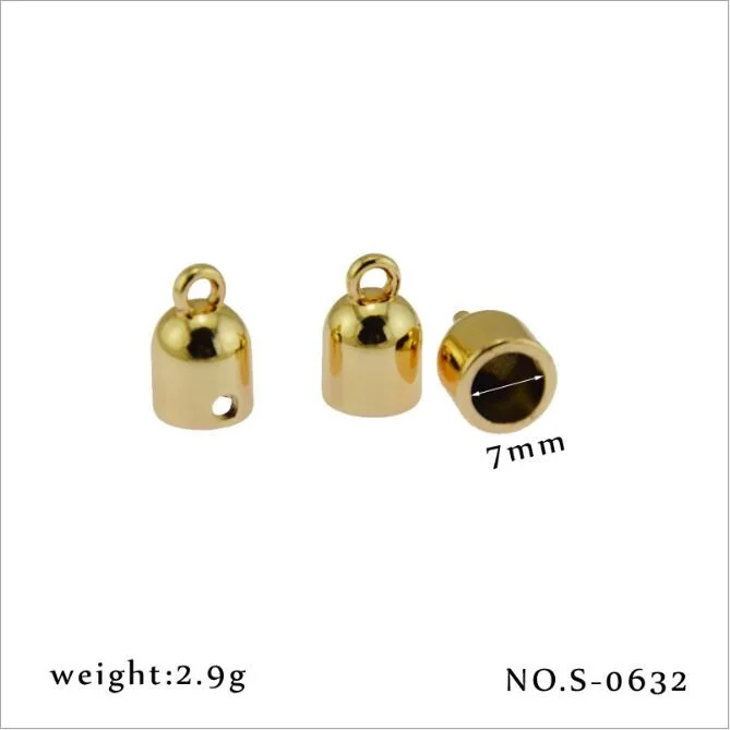 (10 PCS / lot) handbags bag hardware accessories high-end tassel hat bell buckle 7mm metal accessories