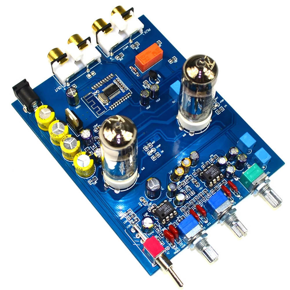 PREAMPLIFICADOR DE audio HIFI bile 6J5, placa de tono Bluetooth 4,2, preamplificador de audio, JRC5532