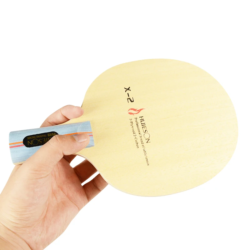 Huieson 7 Ply Hybrid Carbon Table Tennis Racket Blade with Big Central Ayous Wood for Fast Attack Loopkilling Training X2