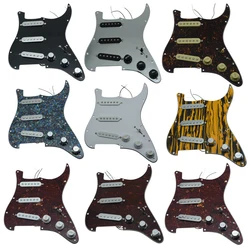 Dopro Various Loaded SSS Pickguard Prewired ST for Strat Pickguard with Pickups Fits for Fender