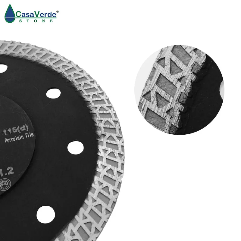 DC-SRSB02 D115mm super thin 4.5 inch diamond porcelain cutting blade for porcelain tile cutting