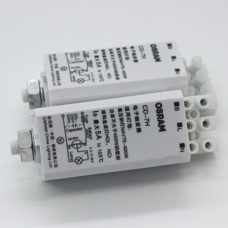 2pcs CD-7H Electronic Starter Ignitor 70W-400W Metal Halide Lamp 150W 250W High Pressure Sodium lamp HPS