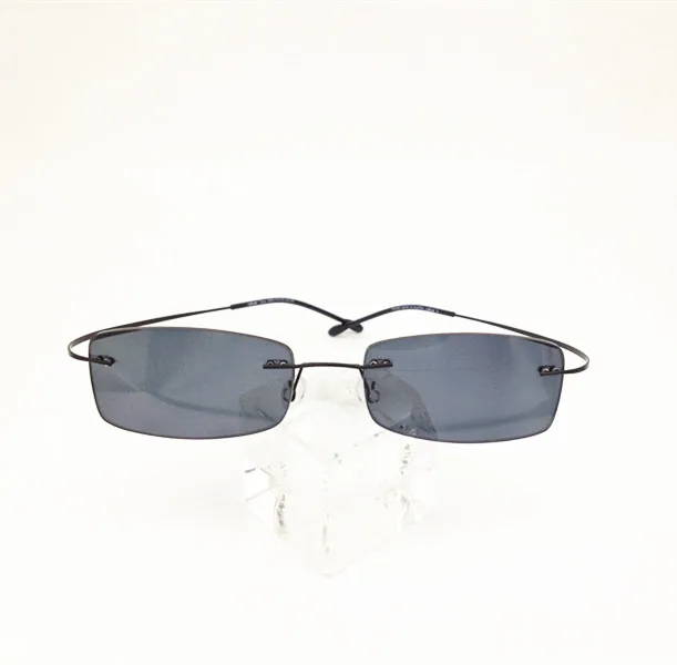 Titanium rimless reading glasses ultra-light frameless reading sun glasses hyperopia glasses old glasses gafas +50 to +600