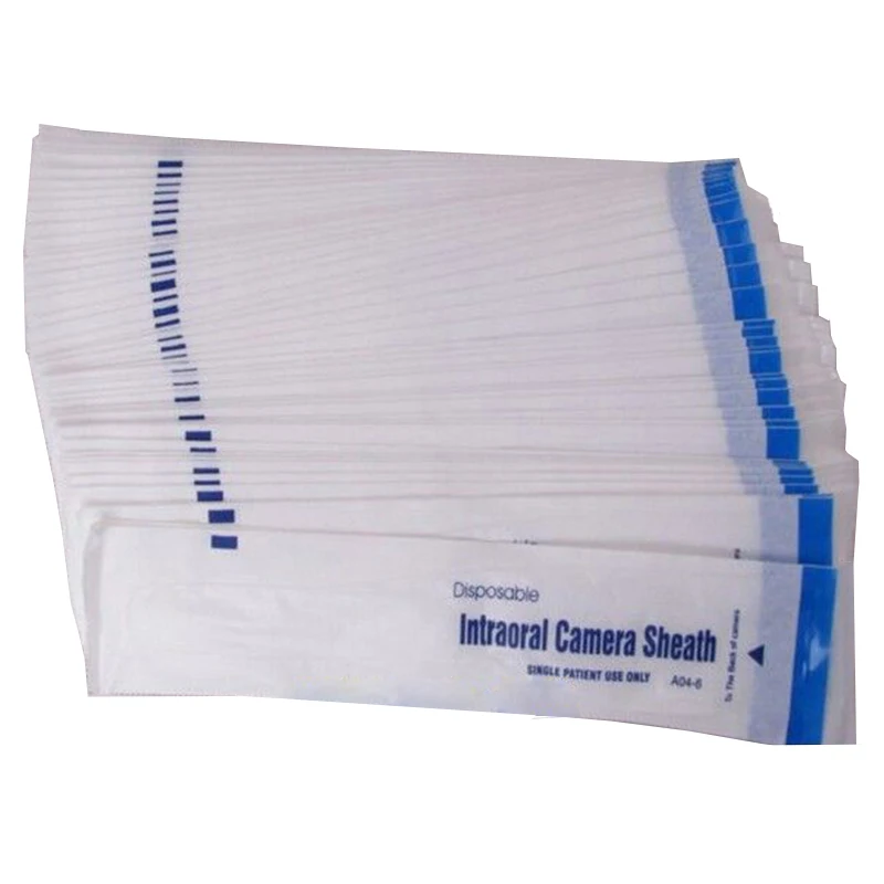 100 pcs/box Disposable Intraoral Camera Sleeves Cover Sterile Standardised Dental Oral Endoscope Sheath intraoral camera sheath