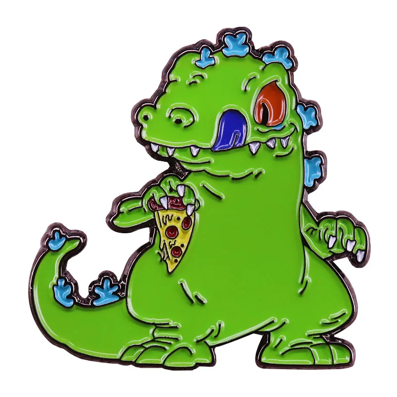 dinosaur enamel pin