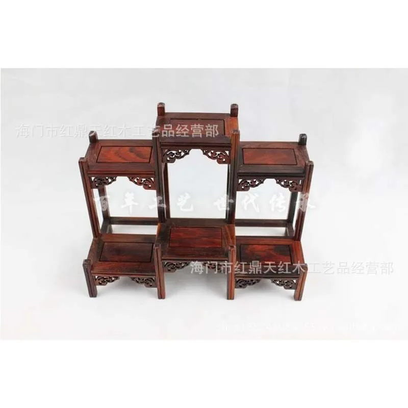 

Top grade mahogany mahogany frame Dubbo miniature Rosewood Shelf teapot frame decorative frame factory outlets