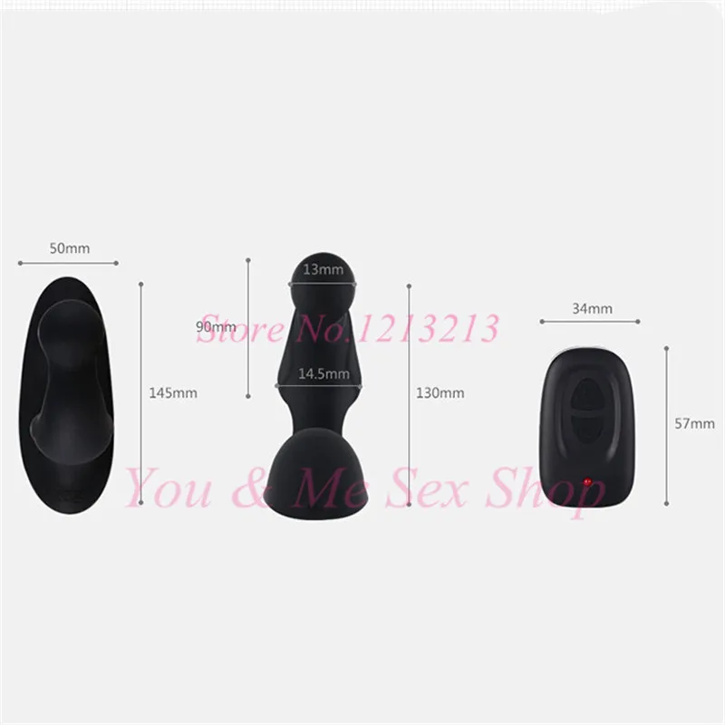 New Levett Prostata Massage Wireless Remote Controll Electric Prostate Stimulation Massager Anal Vibrator for Men Erotic Toys