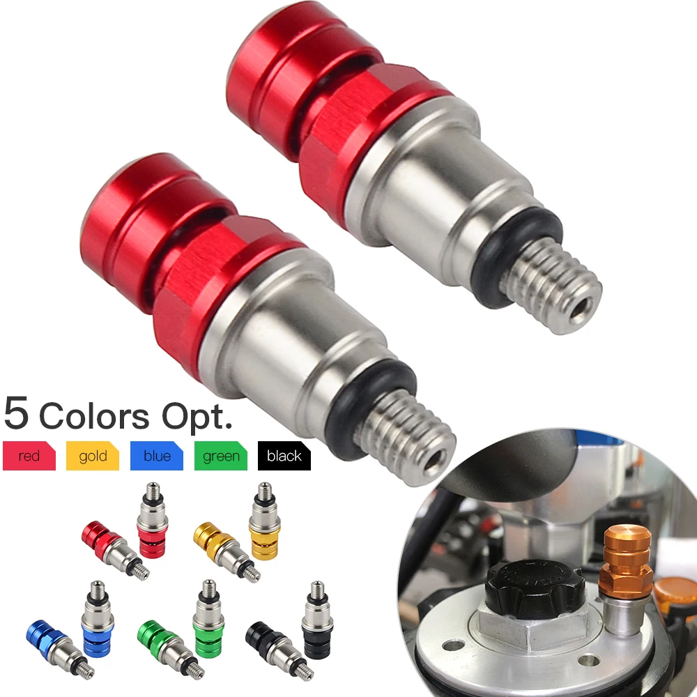 

M5 Fork Air Bleeder Valve For Honda CR CRF Suzuki Yamaha For Kawasaki Gas Gas 80 85 125 250 450 RX FX F 125R 250R 250X 450R 450X