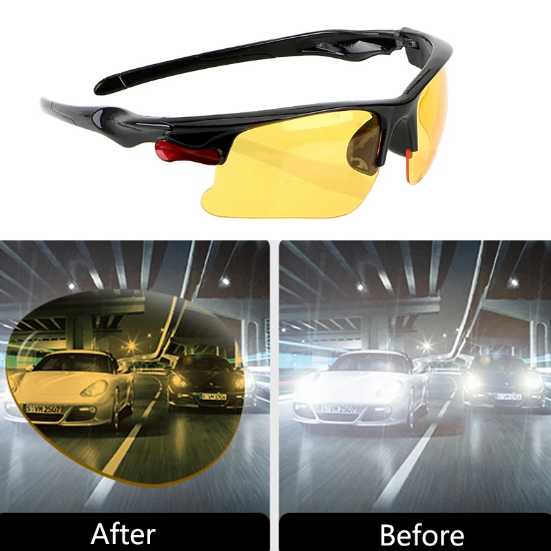 

Anti-UV Polarizer Car Drivers Night Vision Goggles Polarized Driving Glasses Sunglasses Auto Accessories