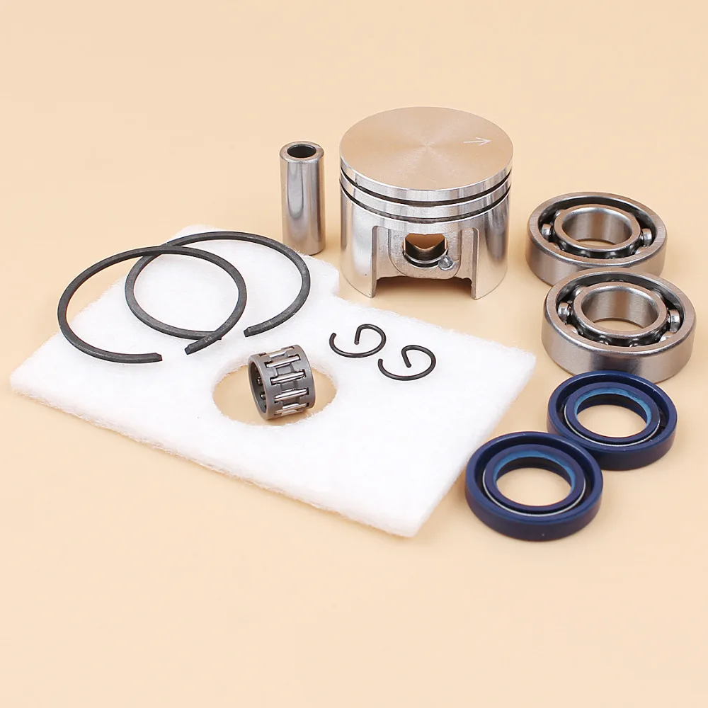 Motor Piston Crankshaft Oil Seal Bearing Air Filter Kit For Stihl MS180 MS 180 018 Chainsaw Spare Parts 38mm