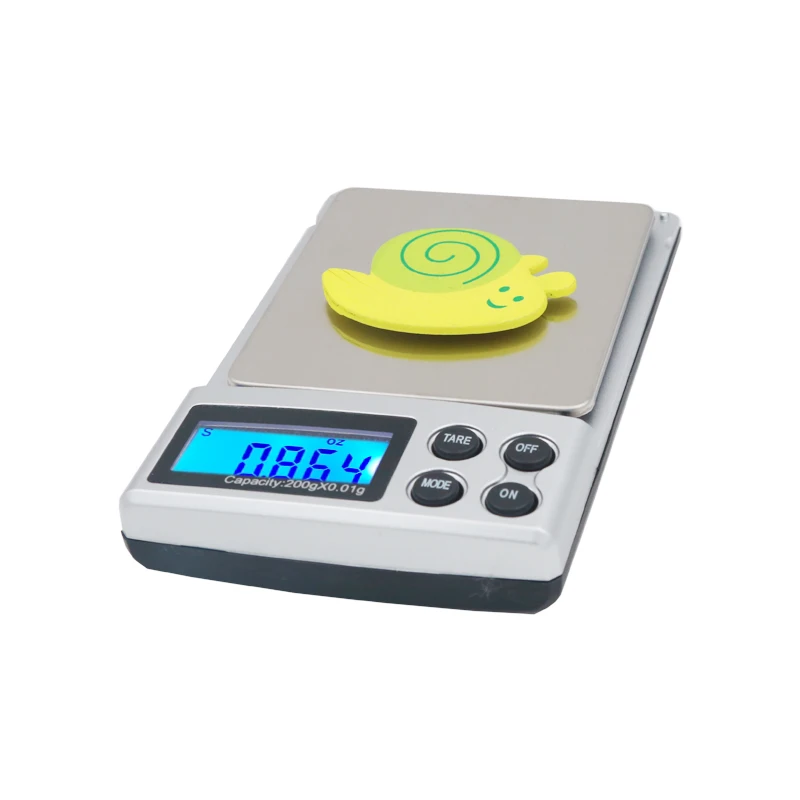 200g x 0.01g Digital Jewelry Scale Weighing Scales Electronic Pocket Balance Mini Gram with LCD BackLight Weighing Tool 20%off