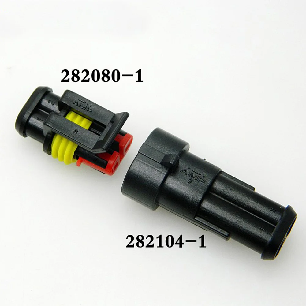 AMP/TE 1/2/3/4/5/6 Pin HID Auto male&female waterproof connectors plug kids for HEV/EV Start/Stop/Inverter Systems etc.