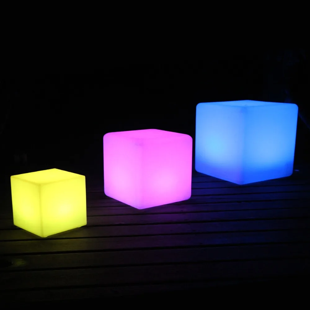 40 cm led night club cube for outdoor party LED cube/LED bar chair/LED bar stool chair Factory Sale Free Shipping 1pc