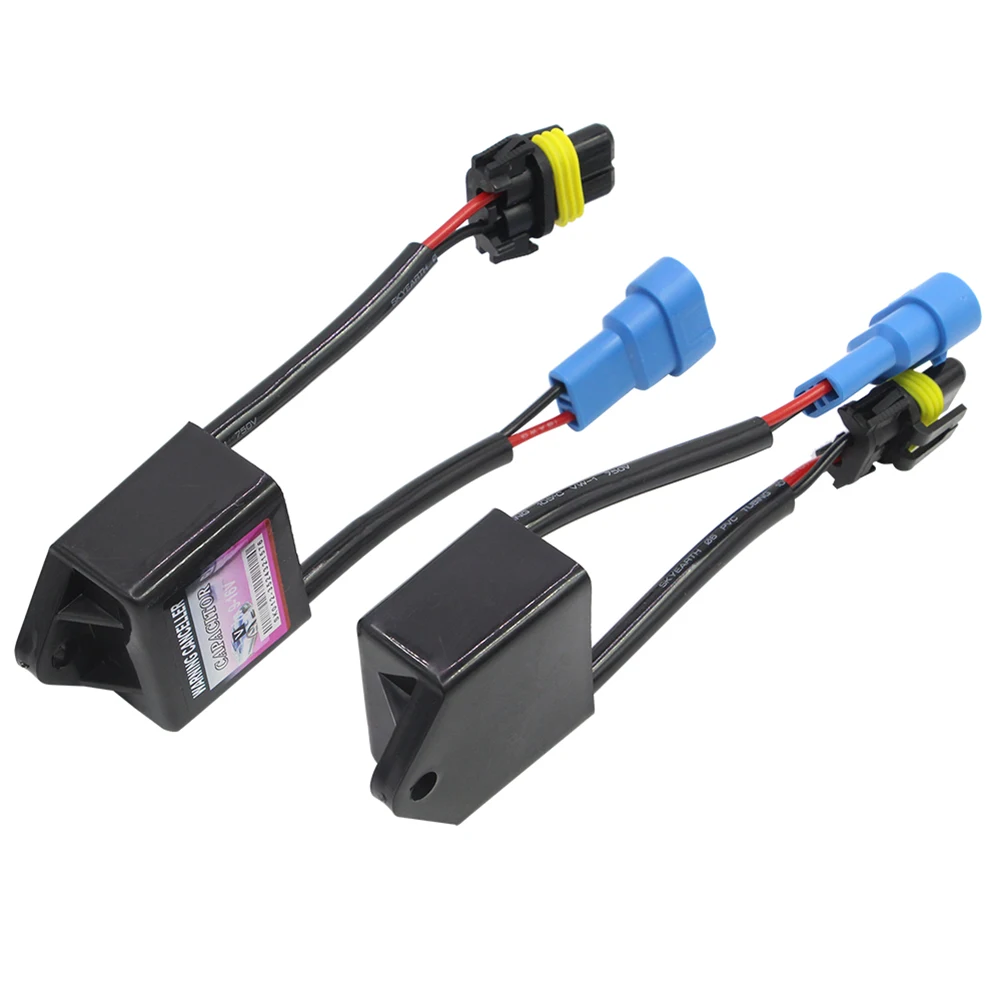 2 X HID Decoder Xenon Light Relay Capacitor Error Free Warning Canceller Load Resistor Canbus Decoder H1 H3 H4 H7 H11 9005 9006