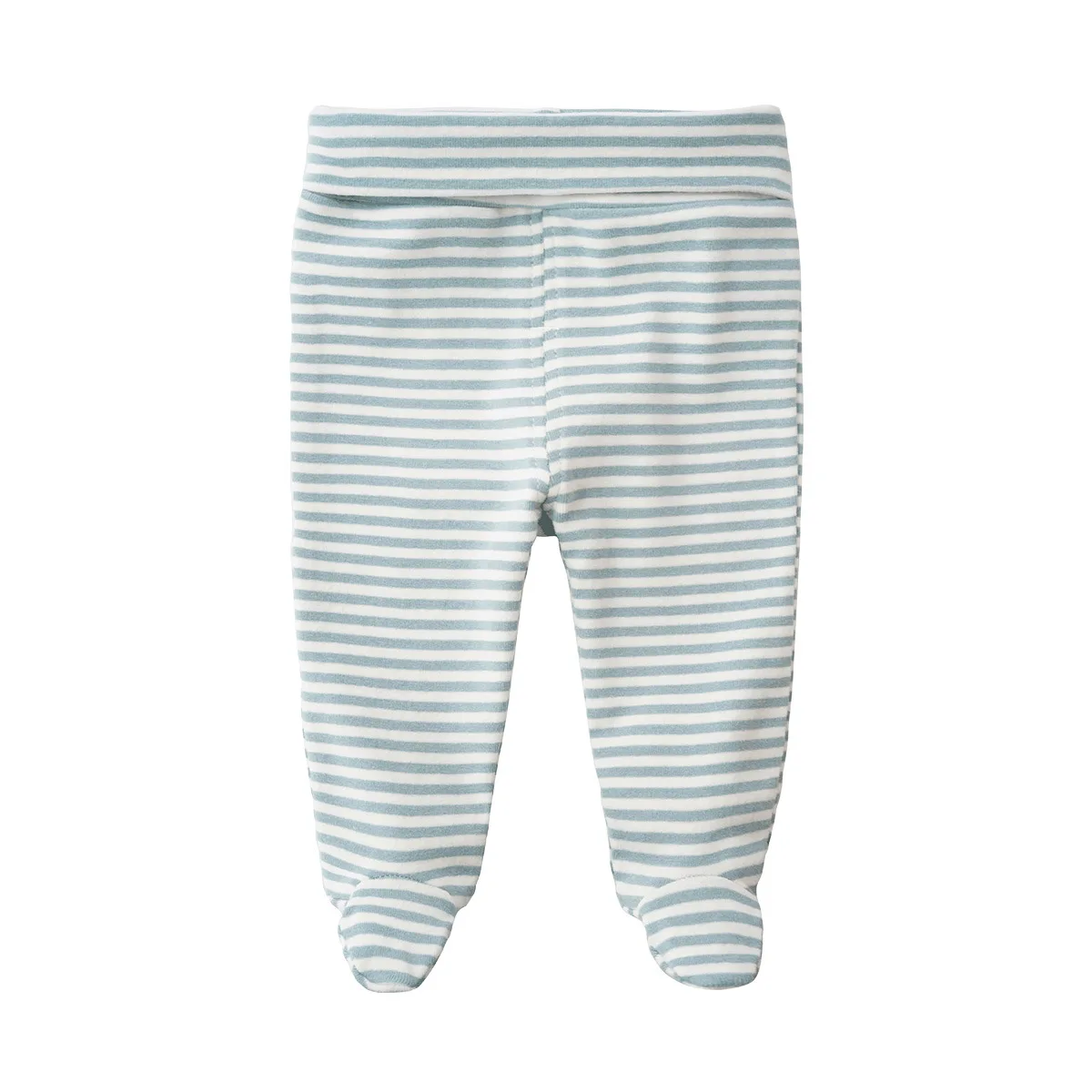 Newborn Baby Boy And Girls Pants 0-3-6 Kids Pure Cotton High Waist Trousers Spring Autumn Floor Pants Long Socks Cute Baby