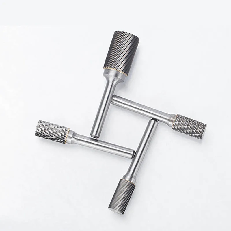 6mm Shank HSS di Taglio Burr Bits Per Dremel Utensile Rotante In Metallo Router Lavorazione Del Legno di Rettifica Ad Alta Velocità Cutter Taglio Singolo frese