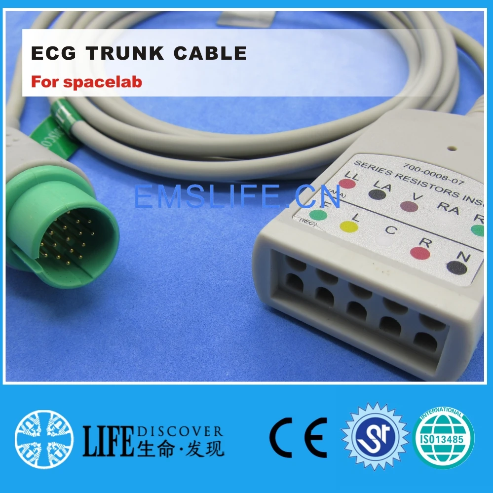 

ECG 5-leads trunk cable For spacelab patient monitor