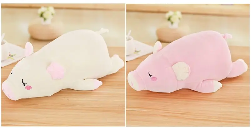 

soft cotton plush toy prone pig plush toy cute pig about 45cm soft doll Christmas gift b1210