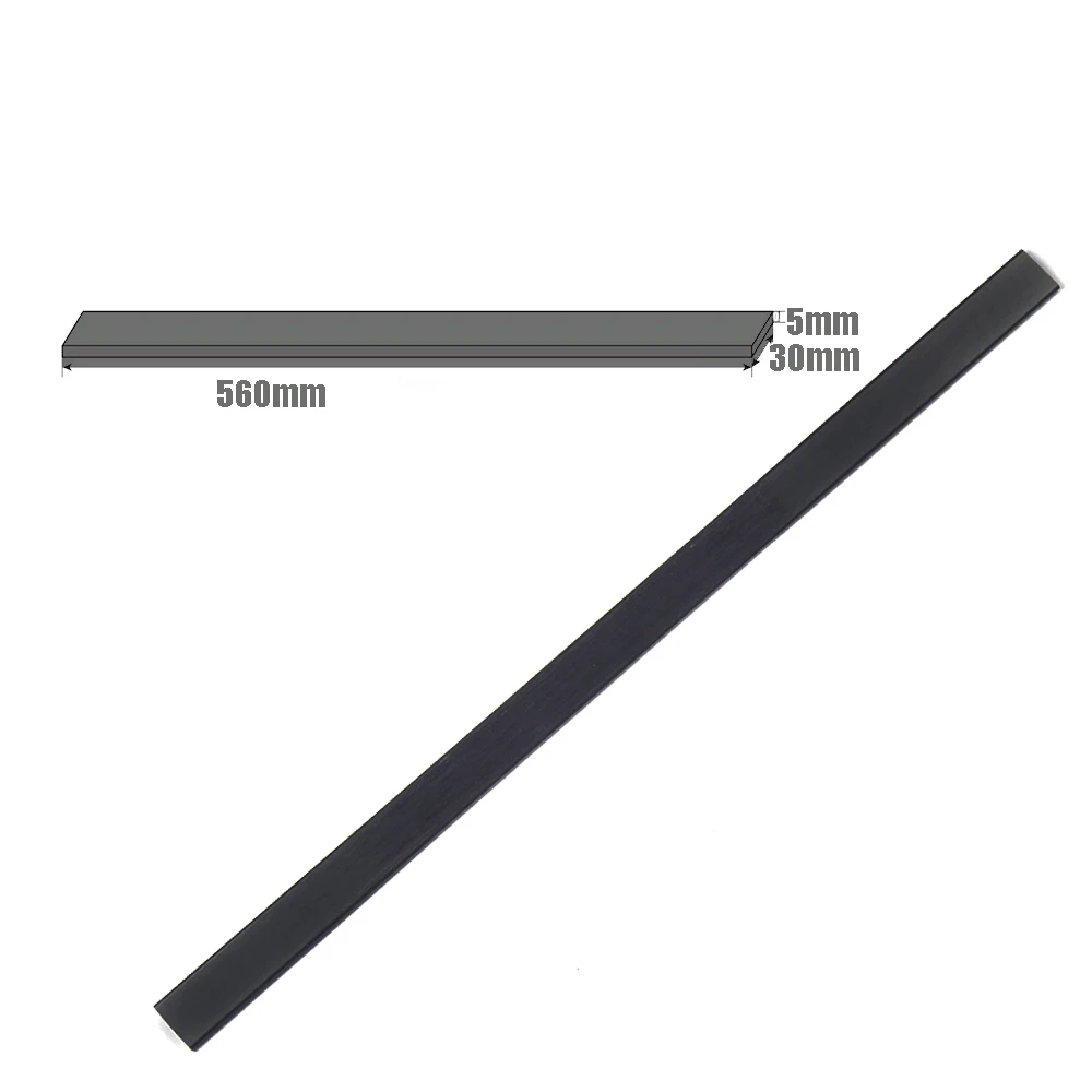 2pcs 560*30*5mm Hunting archery High Strength Black Mixed Fiberglass Bow Limbs for DIY Bow Wargame Archery Shooting