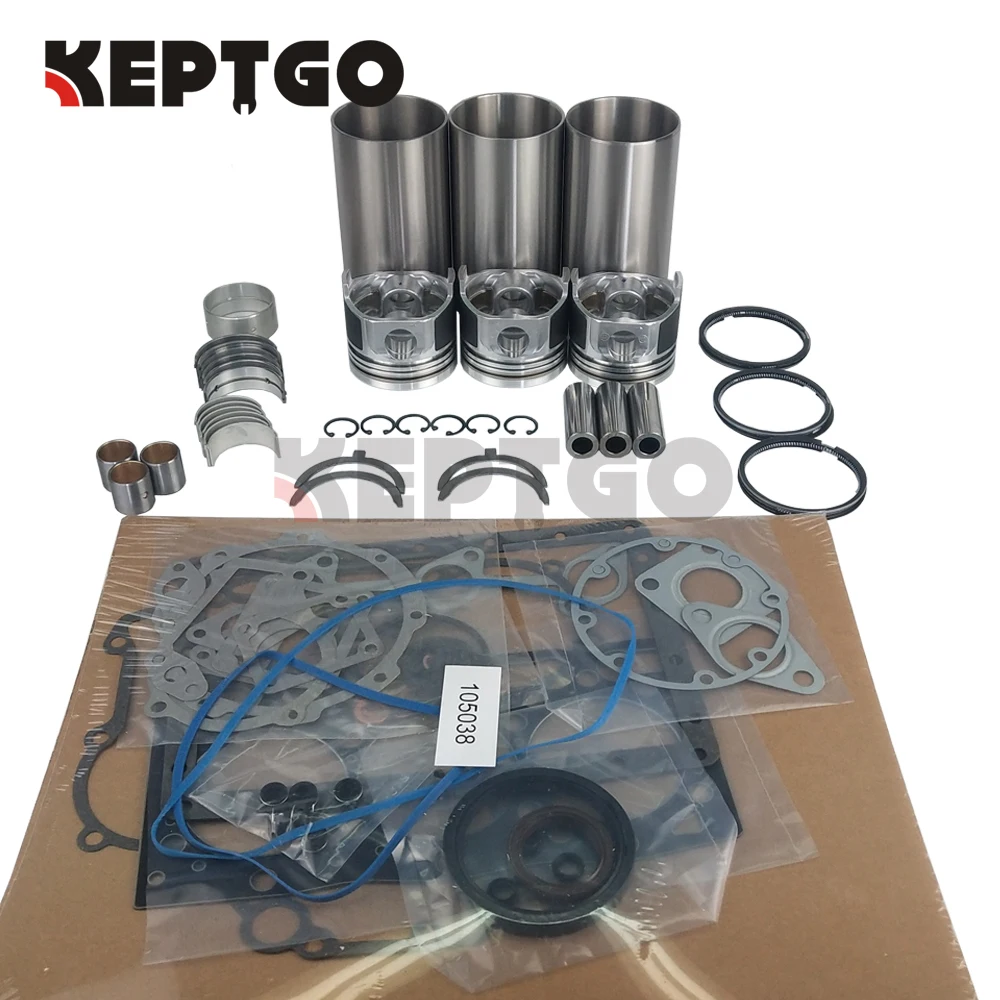 New STD Overhaul Rebuild Kit for Kubota D1105 Overhaul Kit Piston Ring