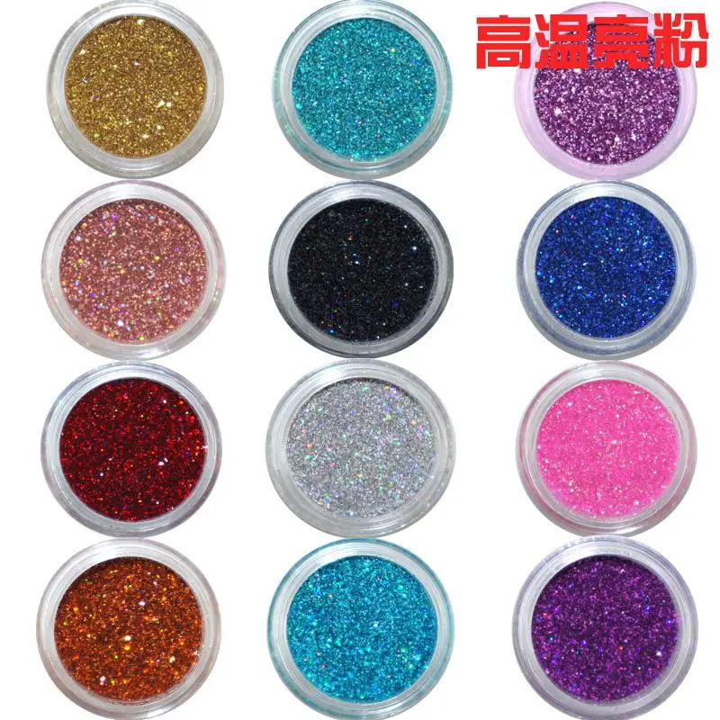 16 Color Metal Glitter Powder Nail Art Tool Kit Acrylic DIY UV Gel Shining Dust gem Polish Manicure tools