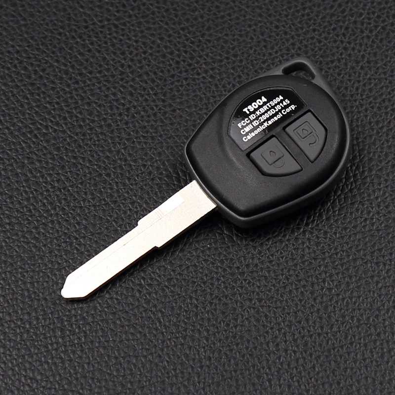 2017 High quality leather 2 button remote control key set for Suzuki sx4 swift liana large vitara key cover, car styling