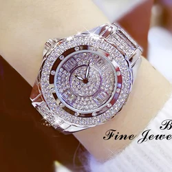 2019 New Luxury Women Watches Diamond Top Brand Elegant Women Dress Quartz Watches Ladies Wristwatch Crystal Relogios Femininos