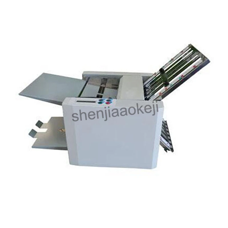 

Tabletop Paper Folding Machine Medium Duty Automatic Professional Paper Folder for A4 SIZE Folding board plate removable