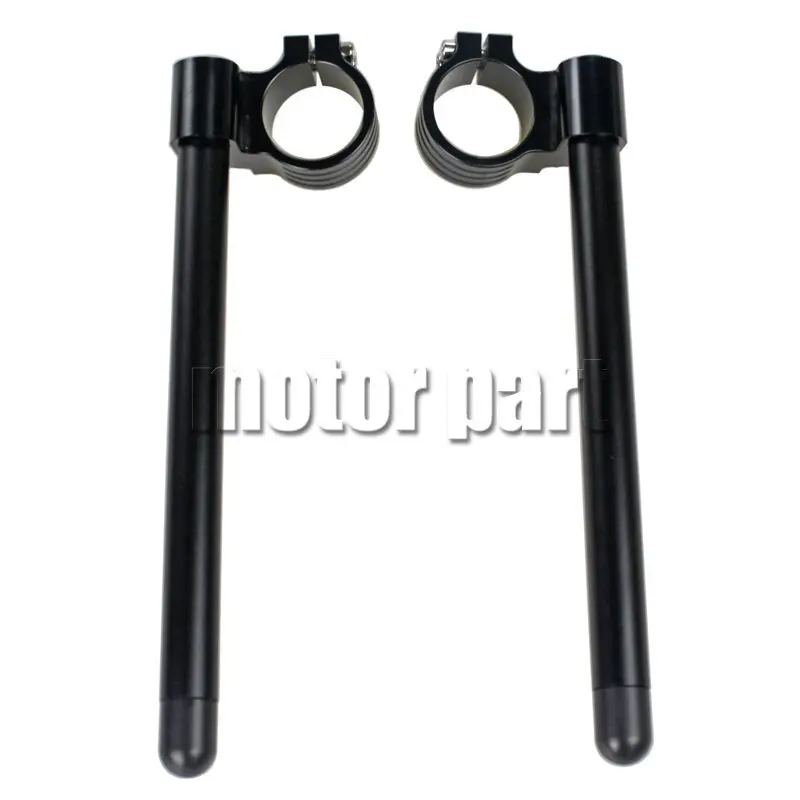 For Ducati 750SS 900SS Full/Half Fairing Monster Motorcycle Fork Tube 50mm Clip-ons Handle Bar CNC Riser Handlebar Black Color