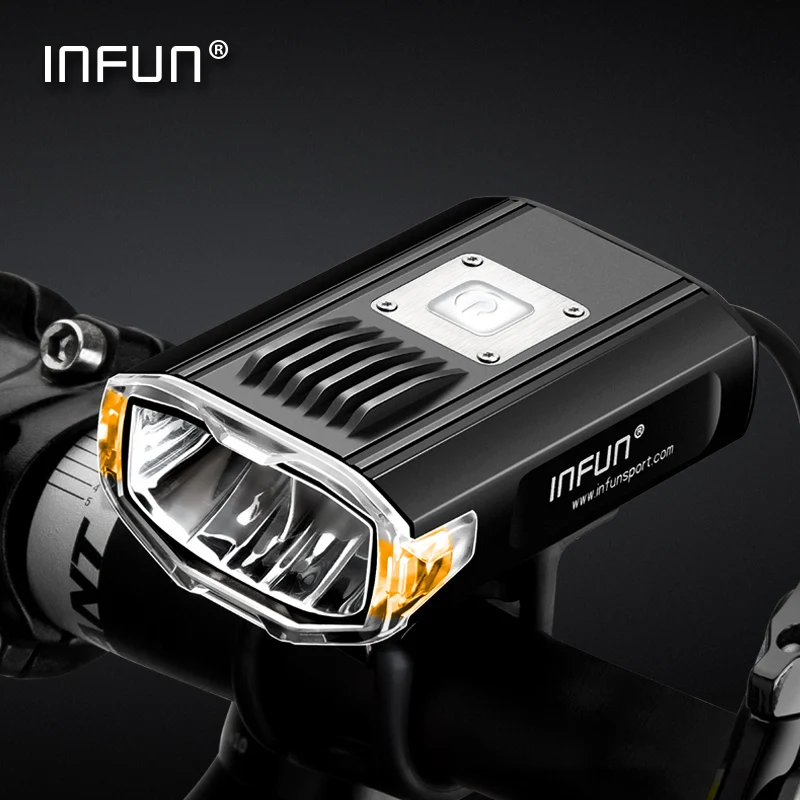 

INFUN GT200 Bike Front Headlight Cycling Bicycle Rechargeable Flashlight 2200 Lumen