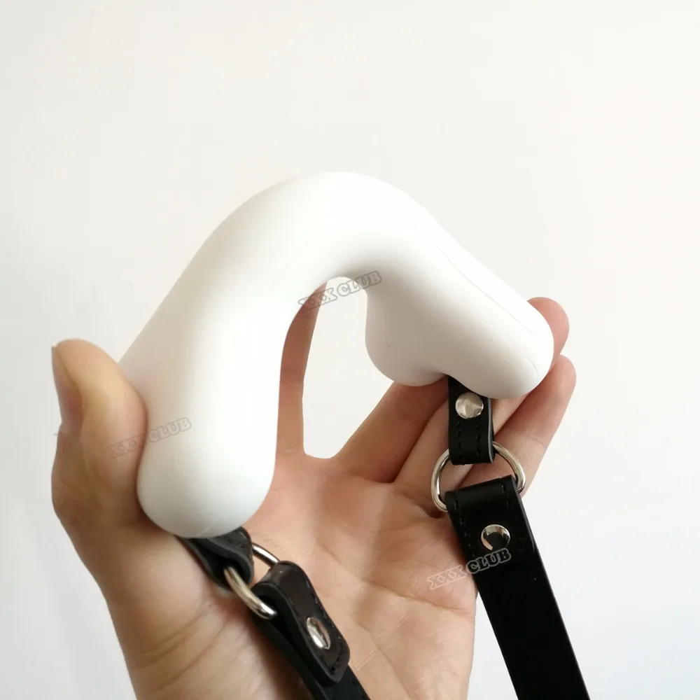 Thierry Big Size Silicone Dog Bone Bite Gag Mouth Sexual Bondage ,Roleplay and Adult erotic Play Sex Toys for Couples Adult Game