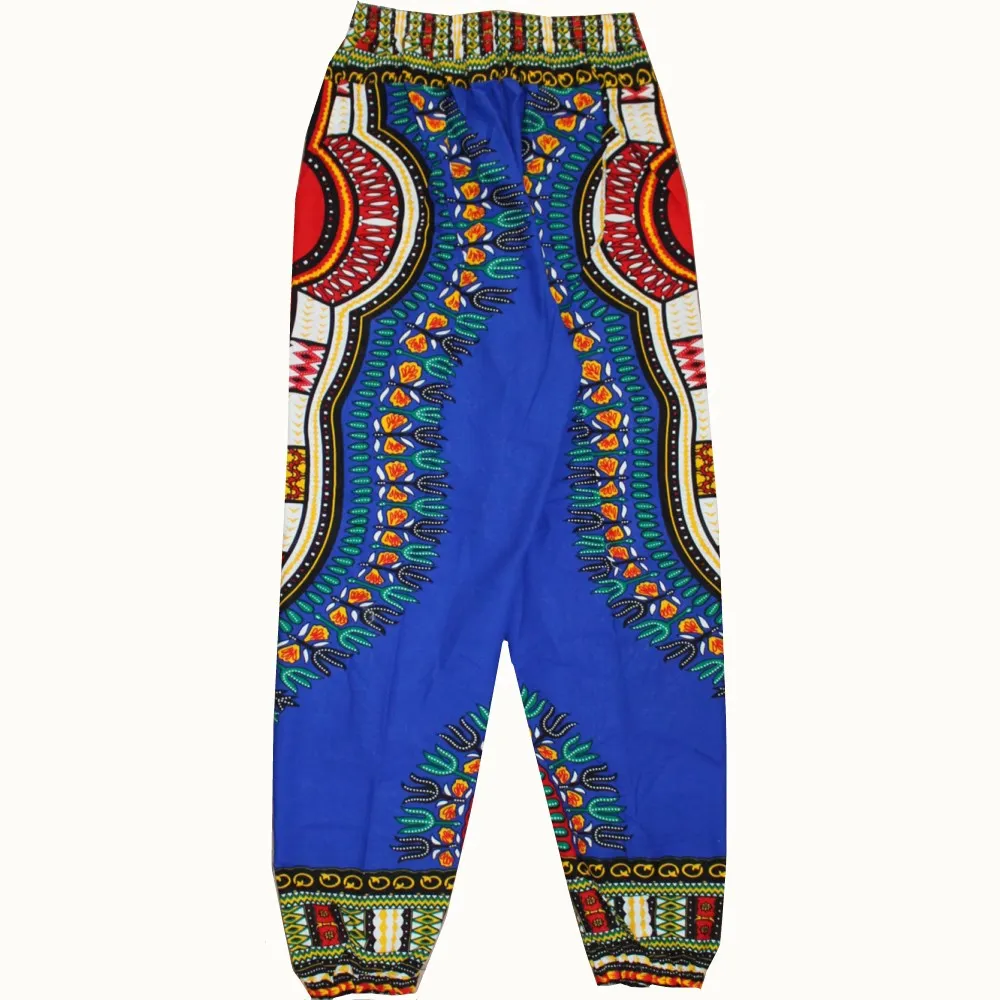 Mr Hunkle New Fashion 100% Cotton African Costume Set African Blue Print Dashiki Set for women Dashiki Men Bazin Riche