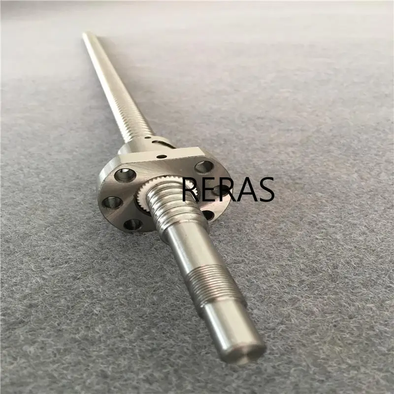 FREE Shipping SFU1204 150 200 250 300 350 400 450 500 550 600 650 mm cold roller ball screw with 1204 single ball nut New