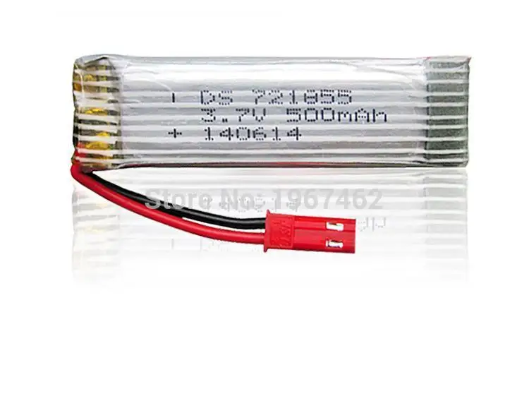 U815A U818A U819A 6039 RC Quadcopter spare parts 3.7V 500mAh Li-polymer battery 2pcs/lot