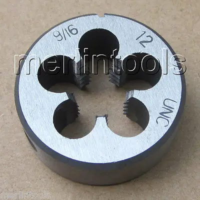 

9/16" - 12 Right hand Die 9/16 - 12 TPI