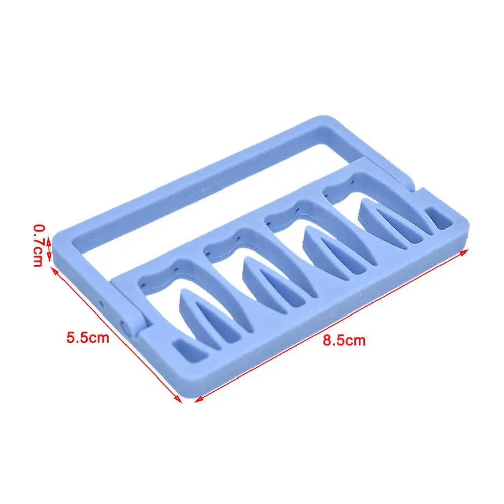 Dental bur holder umieszczenie box 8 otwór kształt zębów laboratorium dentystyczne instrument stomatologia korzeń kanał plik Holder dezynfekcja