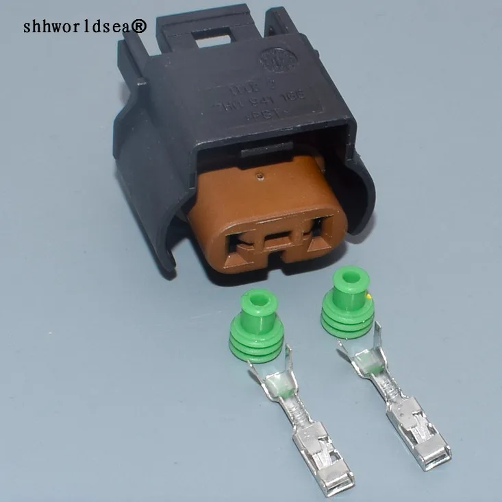 

shhworldsea 2pin for VW Audi Passat auto waterproof connector plug wiring harness connector 7H0941165 15336117