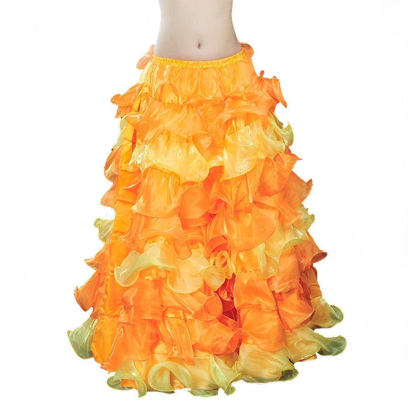 Flamenco Rok Buikdans Kostuum Taart Rok Buikdans Rok Buikdans Rokken Wrap Rok Vrouwen Caribbean Carnaval Kleding