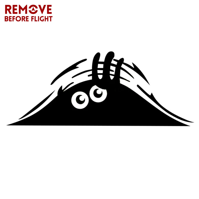 Funny Peeking Monster Car Stickers Decorate Smile and Anger Waterproof Fashion Automobile Styling kawaii Sticker Decal