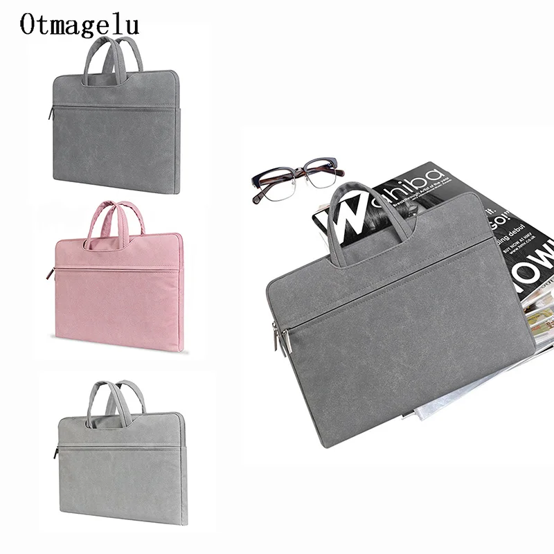 Laptop Bag Sleeve 11 12 13.3 14 15 15.6 Inch Notebook Bag For Macbook Air Pro Laptop Sleeve Case Briefcase Handbag For Women Men