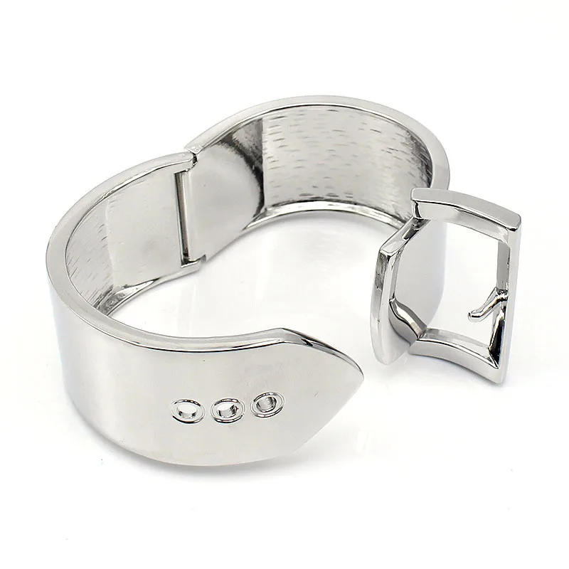 Fashion Cuff Bracelets For Women Big Wide Design Bangles & Bracelet Femme Jewelry High Polished Present Wristband Charm