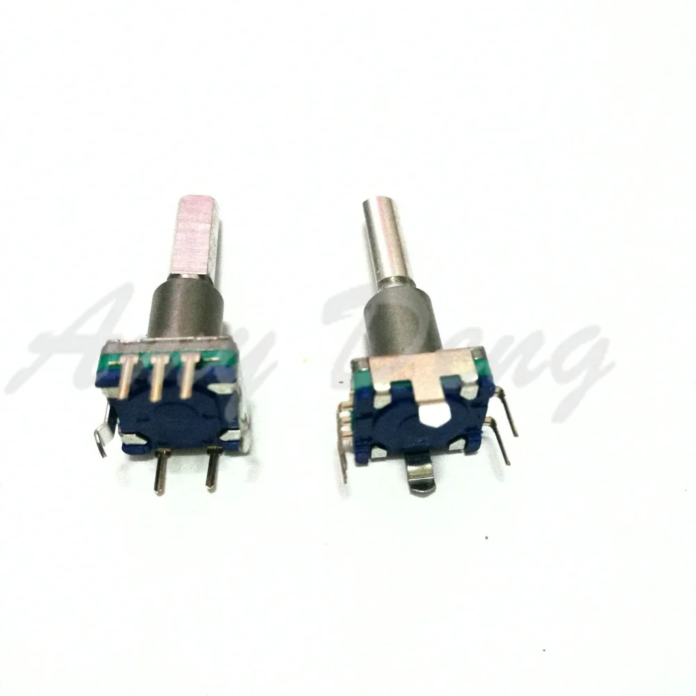 

20pcs/lot Japanese type EC11 encoder with switch 30 posioning number 15 pulse 24MM thin shaft